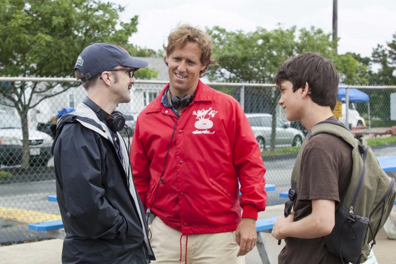 Actors and crew members at Water Wizz COURTESY FOX SEARCHLIGHT