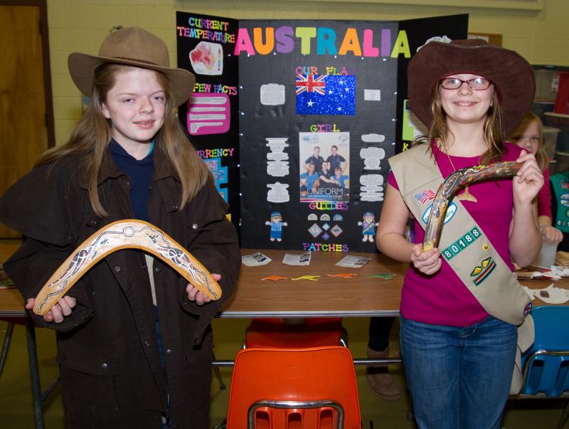Slideshow Girl Scouts celebrate World Thinking Day Wareham