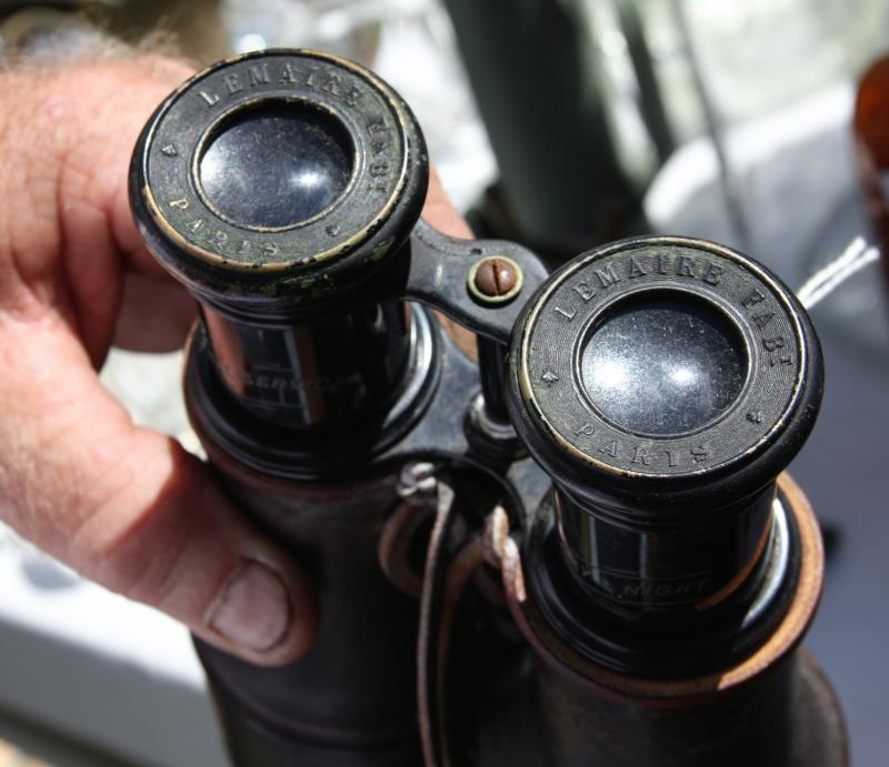 These military binoculars -- labeled "US Signal Service" -- are worth more than $150. BY JAIME REBHAN