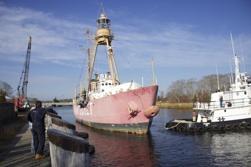 Historic Nantucket Lightship in town for summer - Jamestown Press