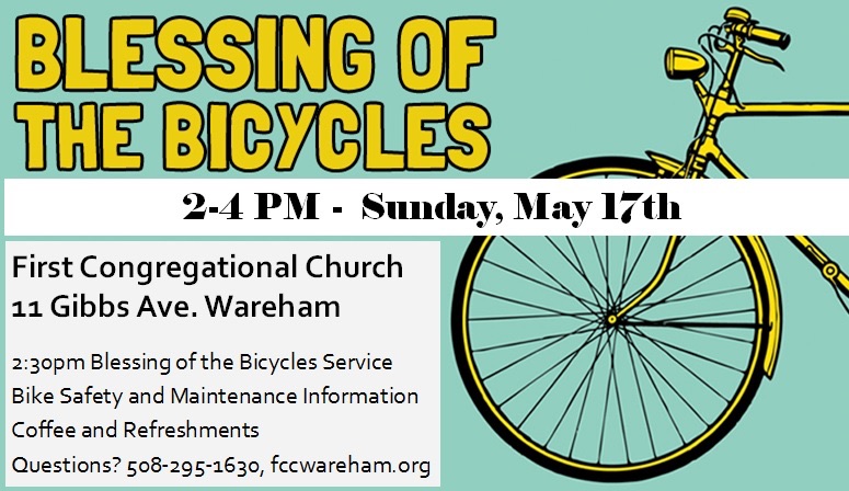 Blessing of the Bicycles-Congregational Church Wareham - Image