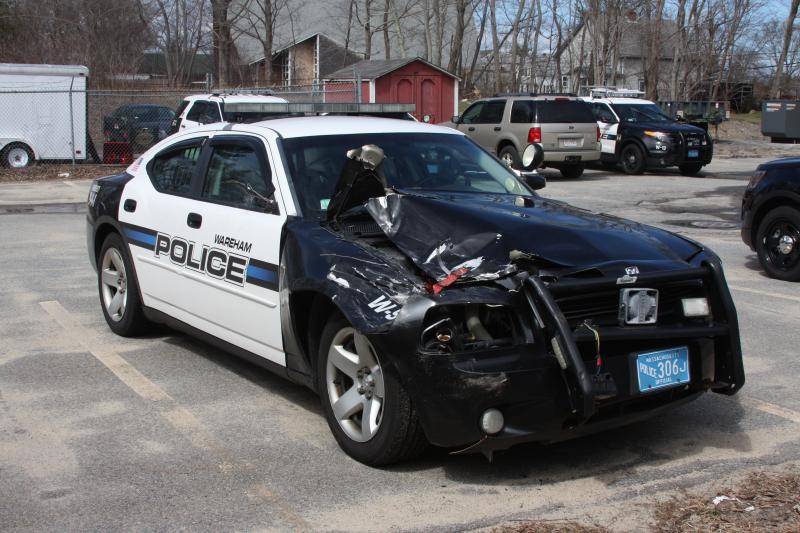 Wareham man charged with DUI after police car crash Wareham