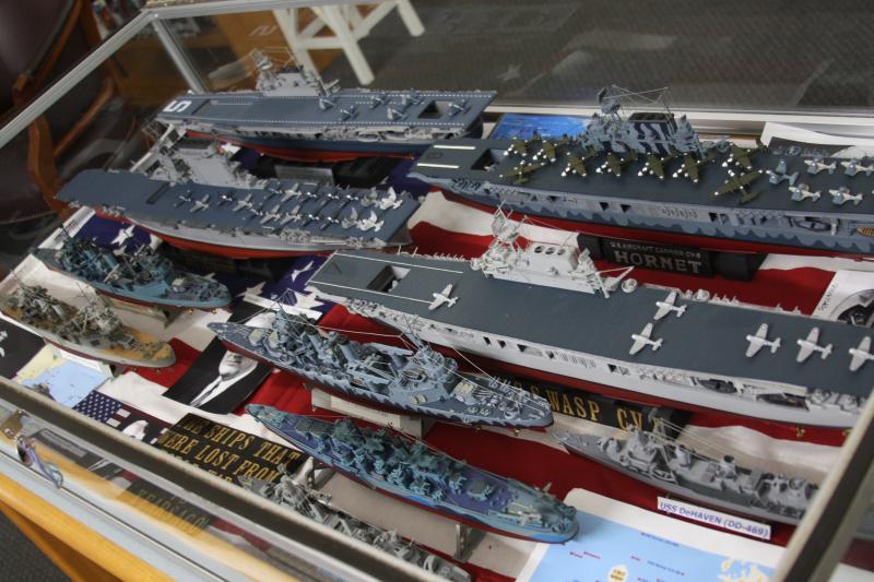 All of these ships are models of ones that saw combat in the Pacific Theater during World War II. BY MATTHEW BERNAT