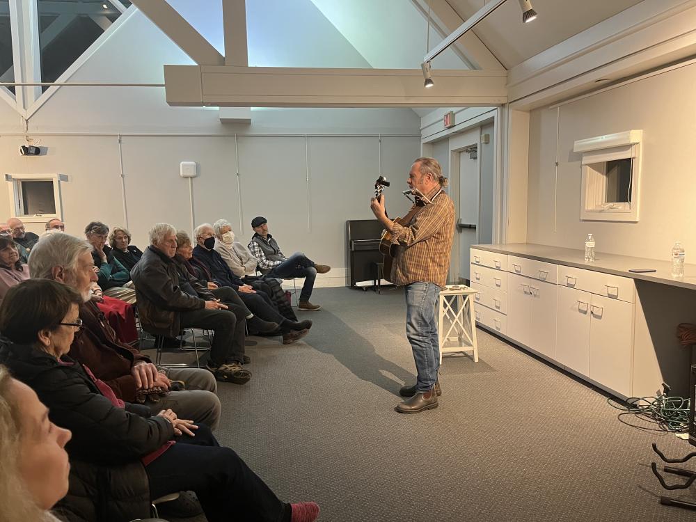 ‘You can dance in the library’: Folk singer brings Wild West to Wareham