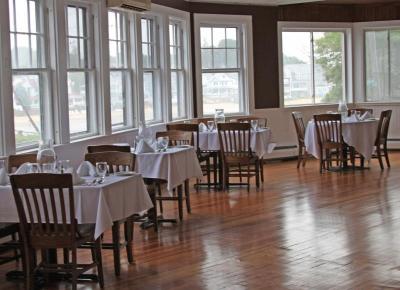 Currently called the Gilmore Room, this dining room, along with a restaurant and bar, was added to the inn in 1910. The room, which recently underwent two years of renovations, was reopened July 1 with a brand new menu. BY JAIME REBHAN