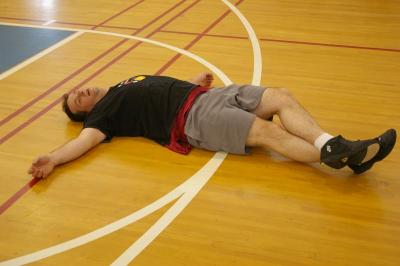 5th Grade Teacher Jeff Gately decided to take a nap as the 2nd quarter came to a close. BY RISHI SIDHU