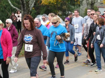 Runners and walkers of all ages, fitness and species participated in the run/walk event. BY PATRICK LESTER