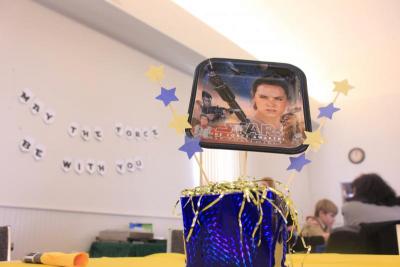 The theme of the Blue and Gold ceremony was Star Wars: decorations were on each table and even on the walls. BY ZARRIN TASNIM AHMED