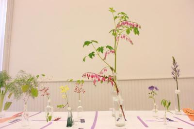 Flower specimens entered into the Wareham Garden Club's Small Standard Flower Show, which took place on May 12. BY ZARRIN TASNIM AHMED