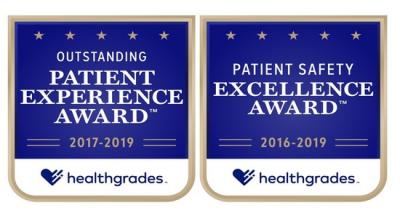 Healthgrades Patient Safety+Patient Experience awards
