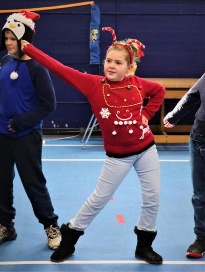 Amber Besse didn’t only present her singing talent, but also showed off her dancing skills. Photo by: Nadya Korytnikova