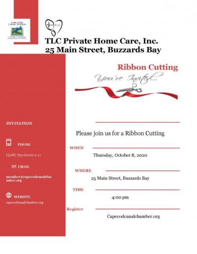 TLC was founded by local Registered. nurses who recognized a need in our area for help with family members who require assistance in caring for themselves, and whom might not have family available to assist. If your loved one has a diagnosis or condition that limits activities of daily living, it doesn’t mean they stop living. Familiar surroundings and daily routines are important to maintaining health.
TLC Private Home care will provide consistent, compassionate and customized care to each one of our clients. If you or someone you know are in need of these services please call for a free in home evaluation. Ribbon Cutting