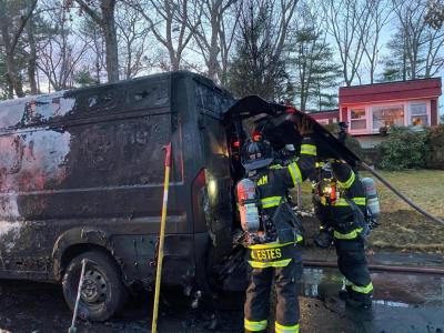 Firefighter vans store