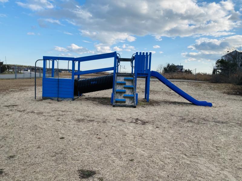 The old Swifts Beach playground equipment.