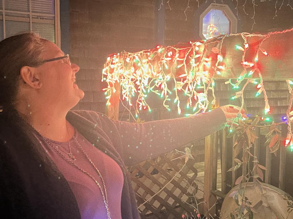 Jennifer takes great pride in her display.