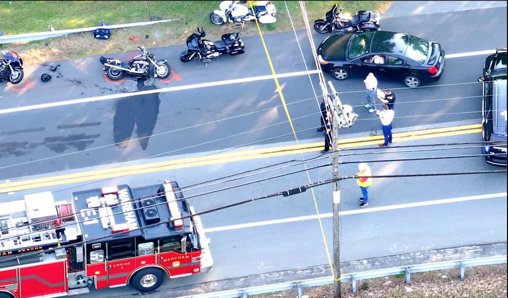 The accident left one other motorcyclist with minor injuries.