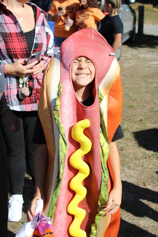 Hot diggedy dog- Dominic Reid grins. Hot diggedy dog- Dominic Reid grins.