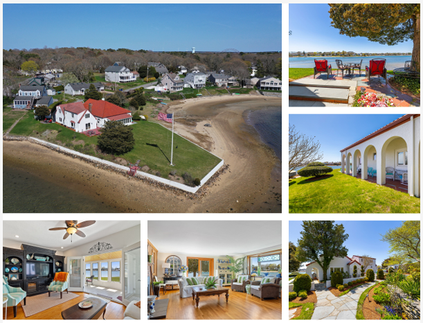 Comfortable waterfront living ... Not just for the rich and famous, although Cape Cod certainly has seen a fair share of them! 56 Rip Van Winkle Way, Bourne, MA 02532