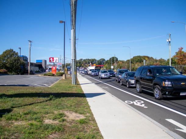 The accident backed up traffic for about 20 minutes but the scene is clear. Photo by Bobby Grady