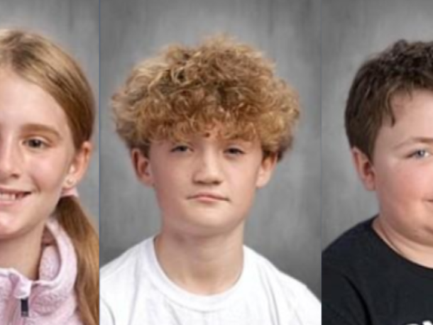 Kemper Merrick, Grady Lemieux and Brayden O’Brien. Photo source: Wareham Middle School