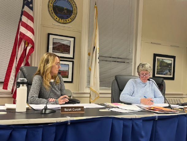The Select Board at its meeting on Oct. 6. Photo by Tanvi Kulkarni