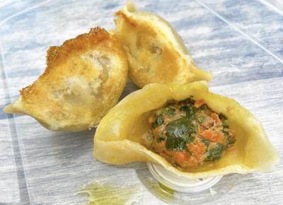 Sola’s Disco Dumplings offers a few different kinds of homemade dumplings, including a few specialty dumplings.