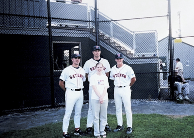 In her teens, Grace Morrison sang the National Anthem at Wareham Gatemen games. Photo courtesy: Grace Morrison