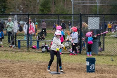 Haley Cowing has her eye on the ball.