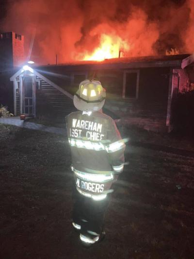 A total of 22 career and on-call Wareham firefighters responded. A total of 22 career and on-call Wareham firefighters responded.