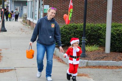 Christmas comes early as Santa makes an appearance. 