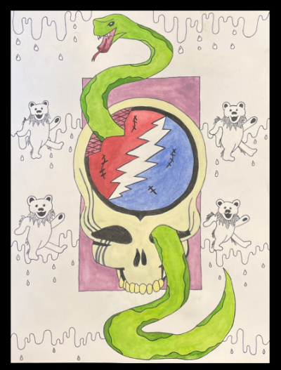 A Grateful Dead piece Jones created in high school.