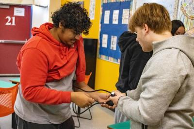 Students will use their hands-on experience in the classroom to complete the final test at the end of the school year.