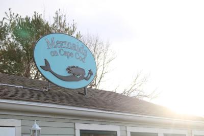 The Mermaids on Cape Cod sign.