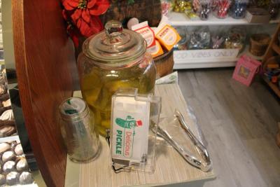 The pickles are kind of a big dill at the store.