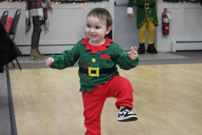 Troy Fleury Jr. shows off his skills.