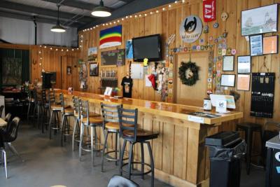 The taproom. 