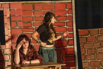 There is no Christmas spirit to be had with Scrooge. Photos by Brandy Muz