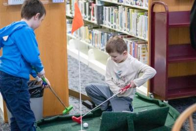 The 2024 golf at the library. File photo