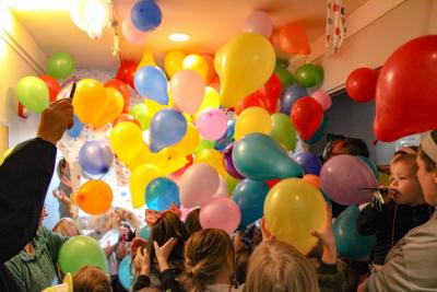 In a burst of colors the library rings in the new year early. Photos by Brandy Muz