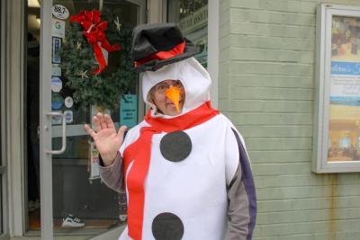 Frosty the Snowman made an appearance.