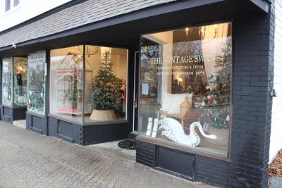 The storefront alongside Onset Avenue. 
