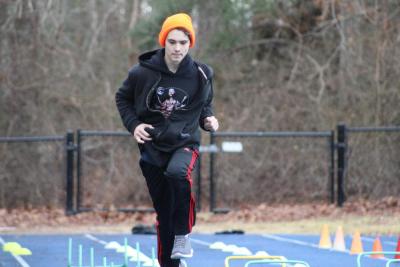 Connor Paronich puts heart and sole into practice.