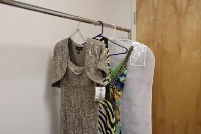 Four dresses have been donated so far in the drive. Photos by Brandy Muz