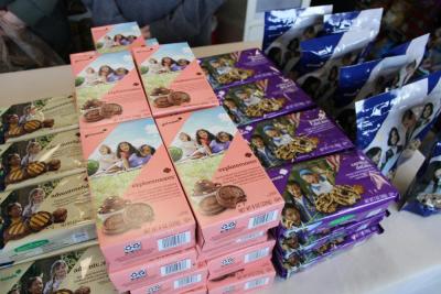 The new cookie Exploremores are "very good" according to the scouts.