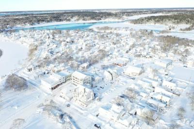 Somewhere under all that snow is Onset.