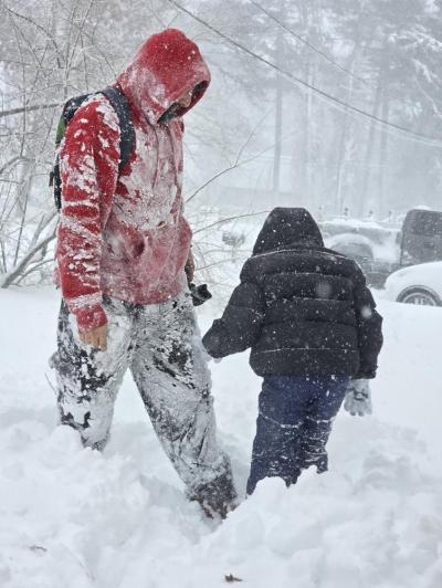 The weather was snow joke. Photo source: Deneen Rose