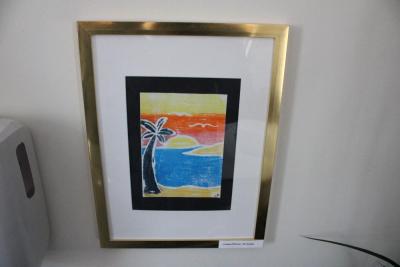 A variety of mediums were used by the students.