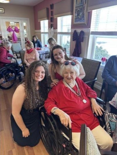 Showing up on theme for the event. 