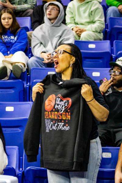 Some family members brought personal merch.