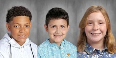 From left, Joao Vilas Boas,  Chase Herren and  Alexandria Wingo. Photo source: Wareham Middle School